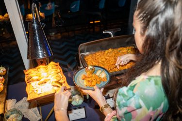 Food prepared by chef